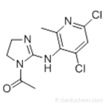 Ethanone, 1- [2 - [(4,6-dichloro-2-méthyl-5-pyrimidinyl) amino] -4,5-dihydro-1H-imidazol-1-yl] CAS 75438-54-9
